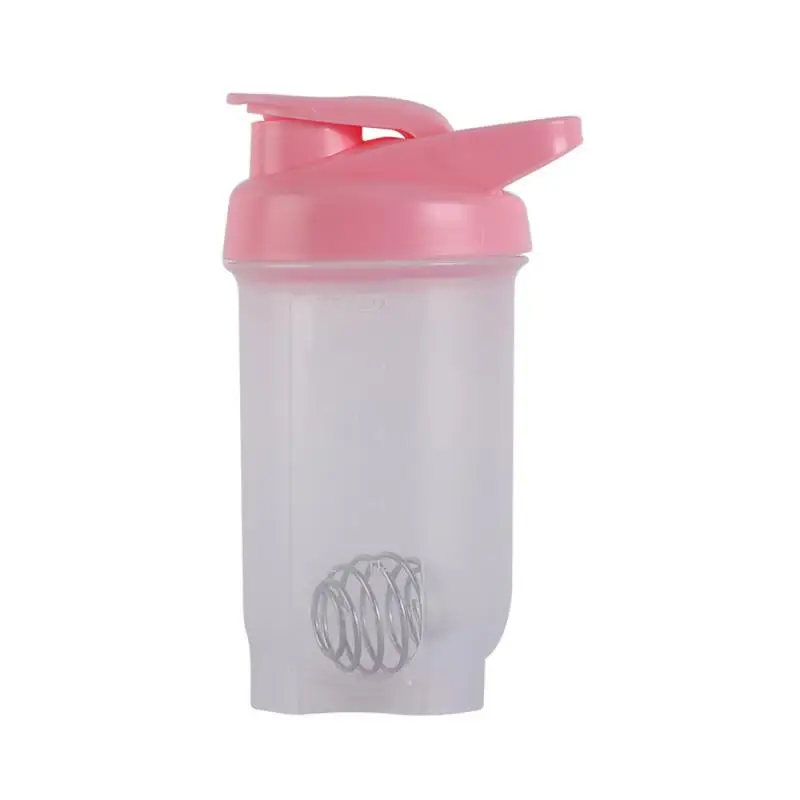 Cute Water Bottle For Girl Drink Leak Proof Sports Bottles Protein Shaker Water Bottle Mixing Cup Portable Drinkware