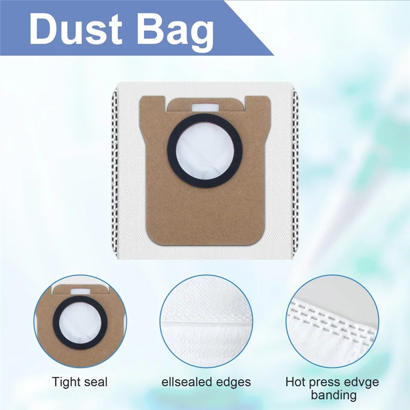 Kit d'accessoires pour aspirateur Robot Xiaomi X20 Max / X20 Pro, brosse principale, filtres HEPA, vadrouilles, sacs à poussière, brosses latérales