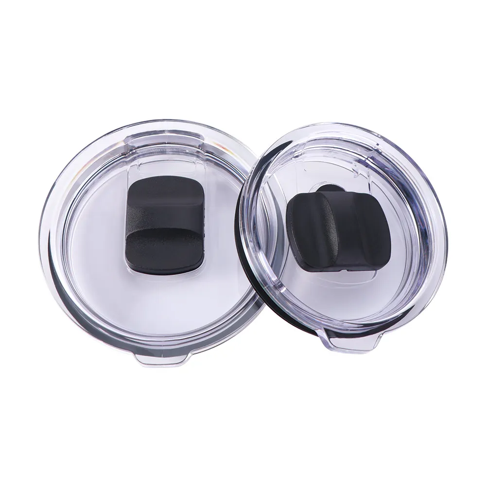 20/30 Oz Replacement Lids Magnetic Slider Spill Proof Tumbler Mug Lid Clear Tumbler Switch Tumbler Cover Coffee Cup