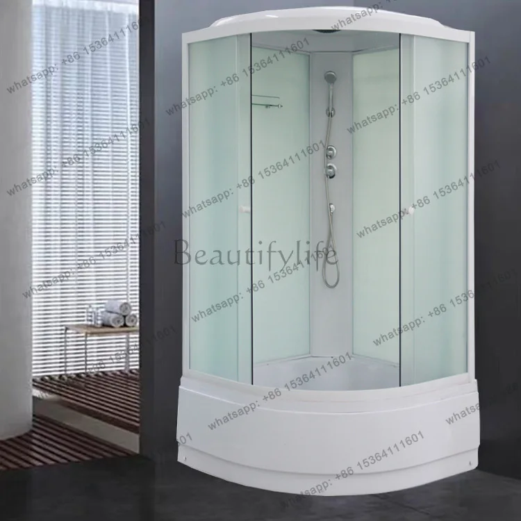 Integral shower room Household bath Bathroom Dry and wet separation Tempered glass