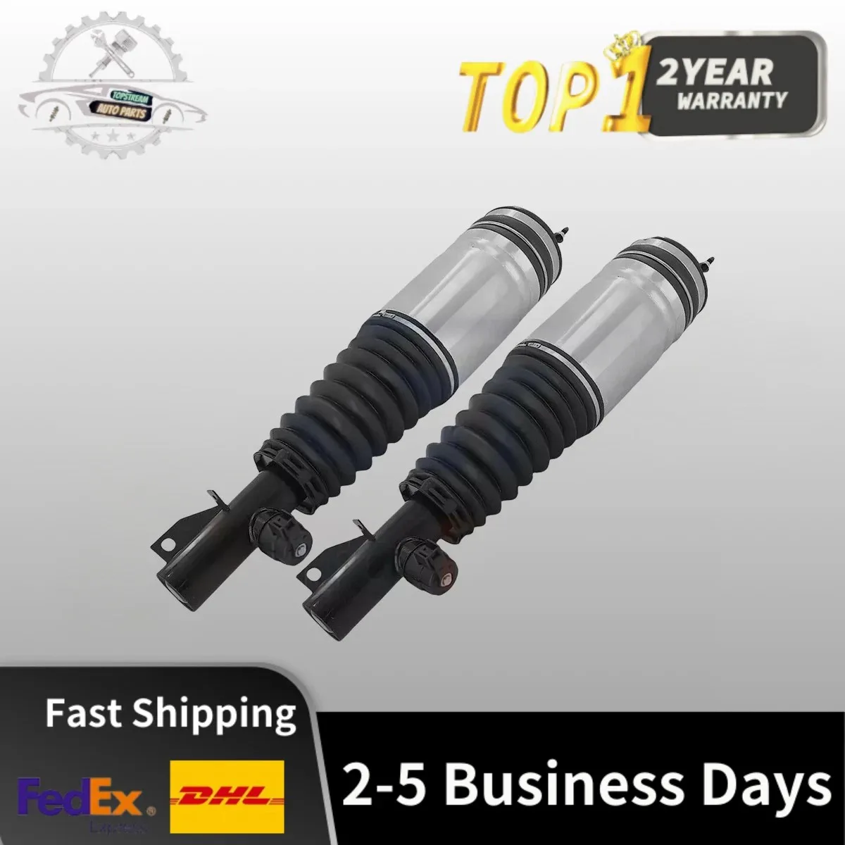 

Front LH+RH Air Suspension Shock Struts Fit Jeep Grand Cherokee WL #68376339AB