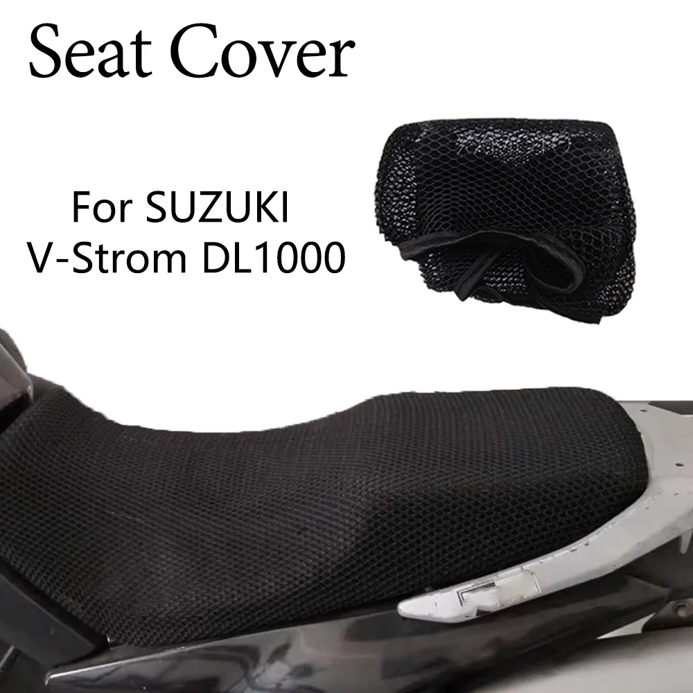 

Motorcycle Seat Cover Heat Insulation 3D Mesh Breathable Non-Slip Protection Cushion For SUZUKI VStrom DL 1000 V-Strom DL1000