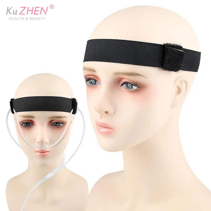 

Эластичная повязка на голову для кислородной канюли Comfort Oxygen с защитой ушей для предотвращения дискомфорта в ушах при использовании кислородных трубок