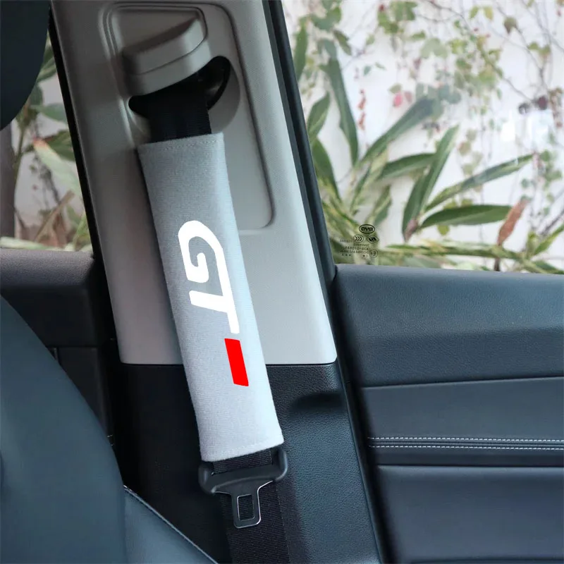 

2Pcs Car Safety Belt Cover Adjustable Seat Belt Cover for GT 3008 308 T9 508 2008 Rifter 5008 207 206 408 4008 Auto Accessories