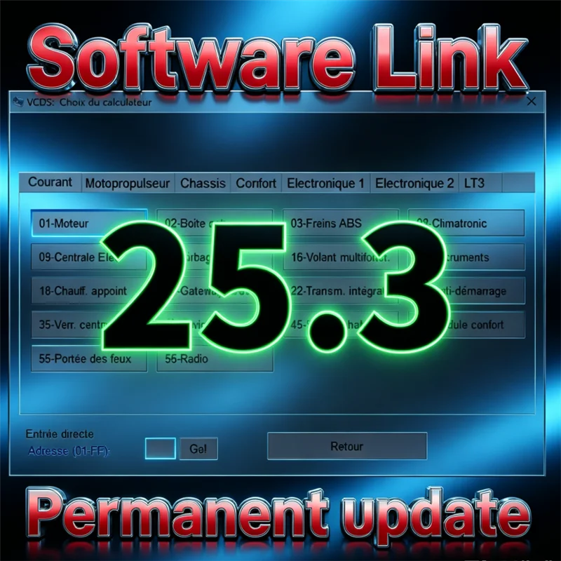

Newest VCDs 25.3 OBD2 Scanner VAG-COM VCDS HEX V2 Multilingual Interface Garage Software with Unlimited VINs Latest Update