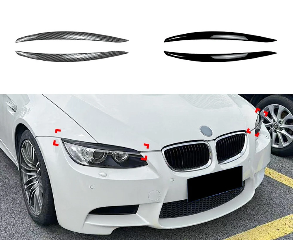 

Подходит для автомобильных наклеек на переднюю фару BMW 3 серии E90, M3 E92, E93 с 2005-2012 гг.