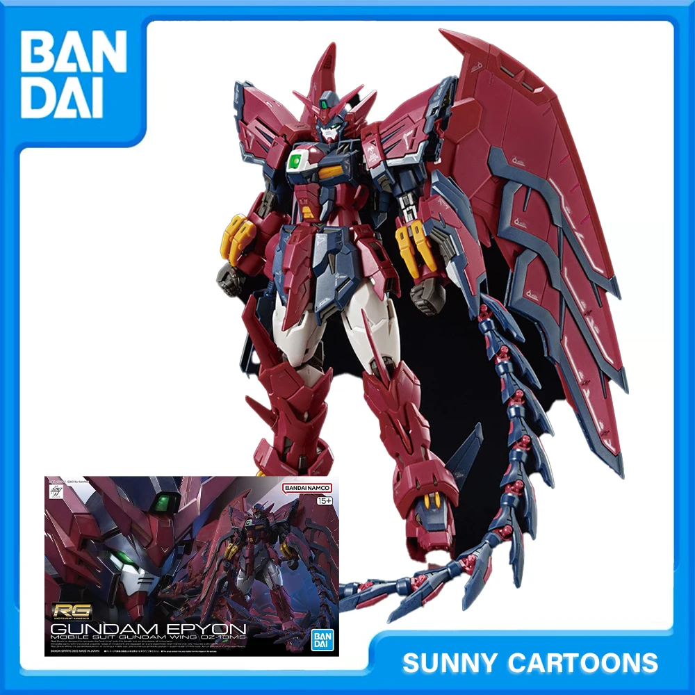 

Bandai Gundam Model Garage Kit Rg Series 1/144 Gundam Epyon Anime Action Figure Toys Model