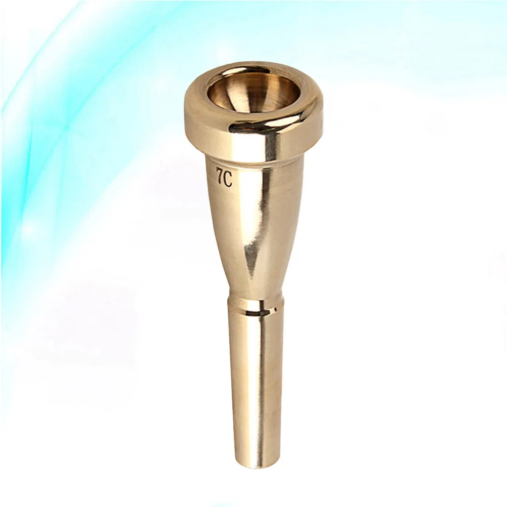 

Gold Plated Trumpet Mouthpiece for Beginners Professional Musical Instrument Silicone Mold Jewelry Tray Epoxy DIY Crafts