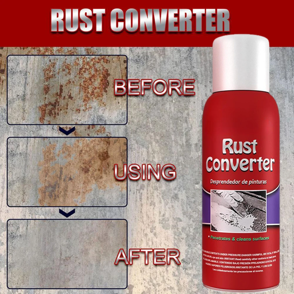 100ml Car Anti-rust Rust Remover Paste Multi Purpose Chassis Rust Converter Repair Protect Iron Metal Surfaces Maintenance Clean