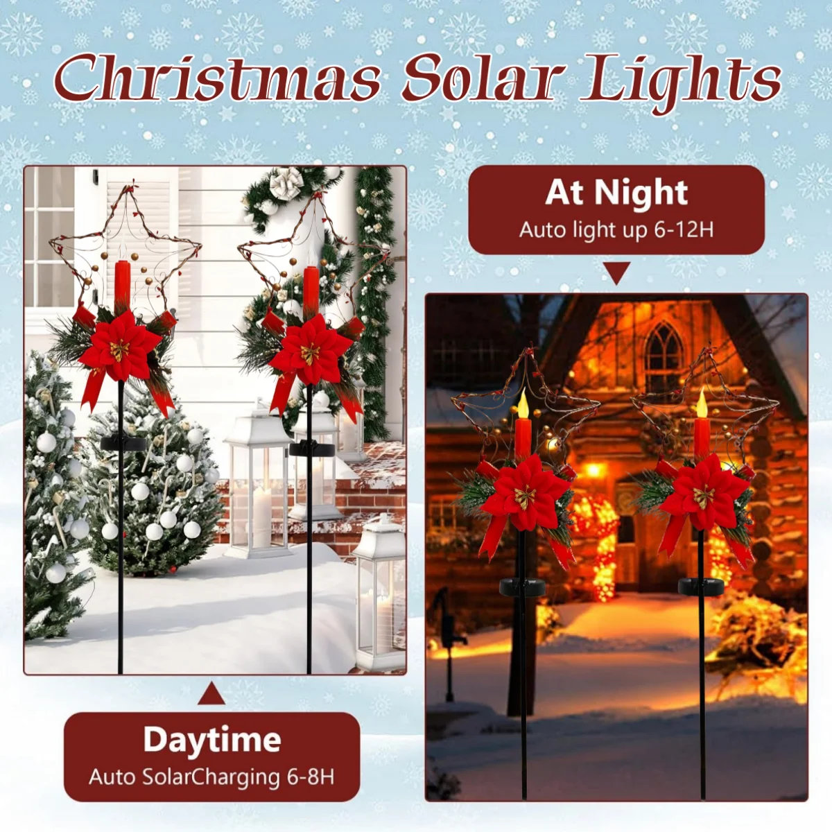 ไฟประดับคริสต์มาสพลังงานแสงอาท - Christmas Lights Outdoor บทวิจารณ์และราคา
