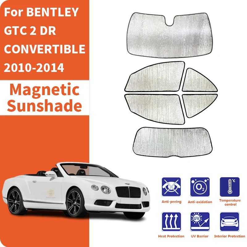 

Солнцезащитные козырьки на окна автомобиля, защита от ультрафиолета, для BENTLEY GTC 2-дверный кабриолет 2010-2014
