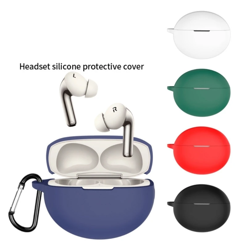 Soft Silicone Protective Case For Oneplus Buds Pro 3 Wireless Earphone Dustproof Shockproof Protector Cover Sleeve
