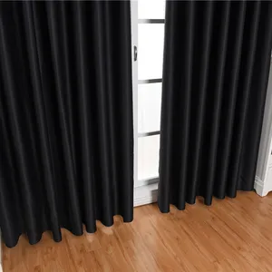 2Pcs Blackout Curtain for Home Heavy Duty Light Filtering Window Treatment Decorative Curtain for Living Room Bedroom Brown