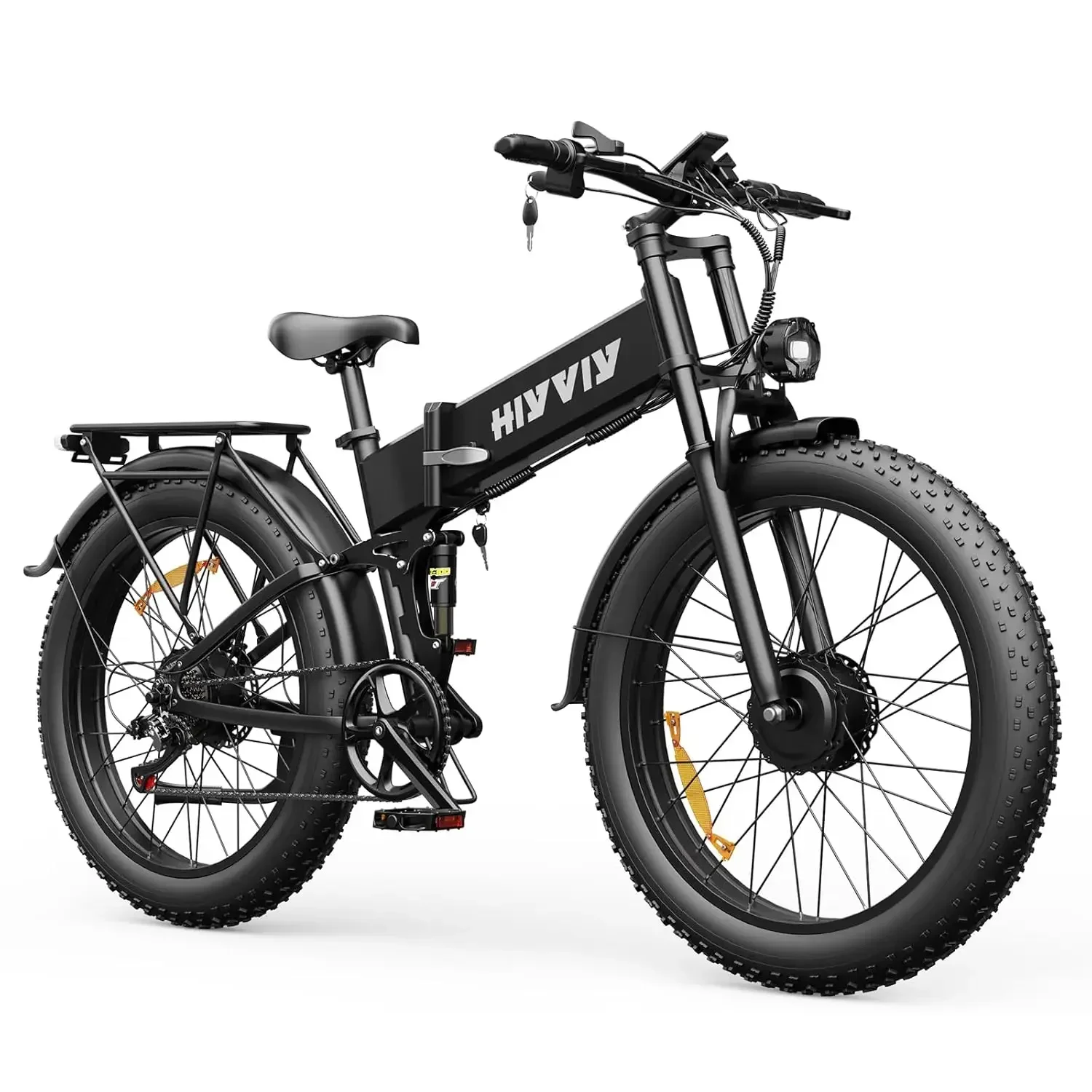 

Складной электровелосипед с двойным двигателем Peak2250W/5000W и аккумулятором 48V 15.6A/23A1300WH, максимальная скорость 35 миль/ч и запас хода 60 миль, индивидуальная комплектация