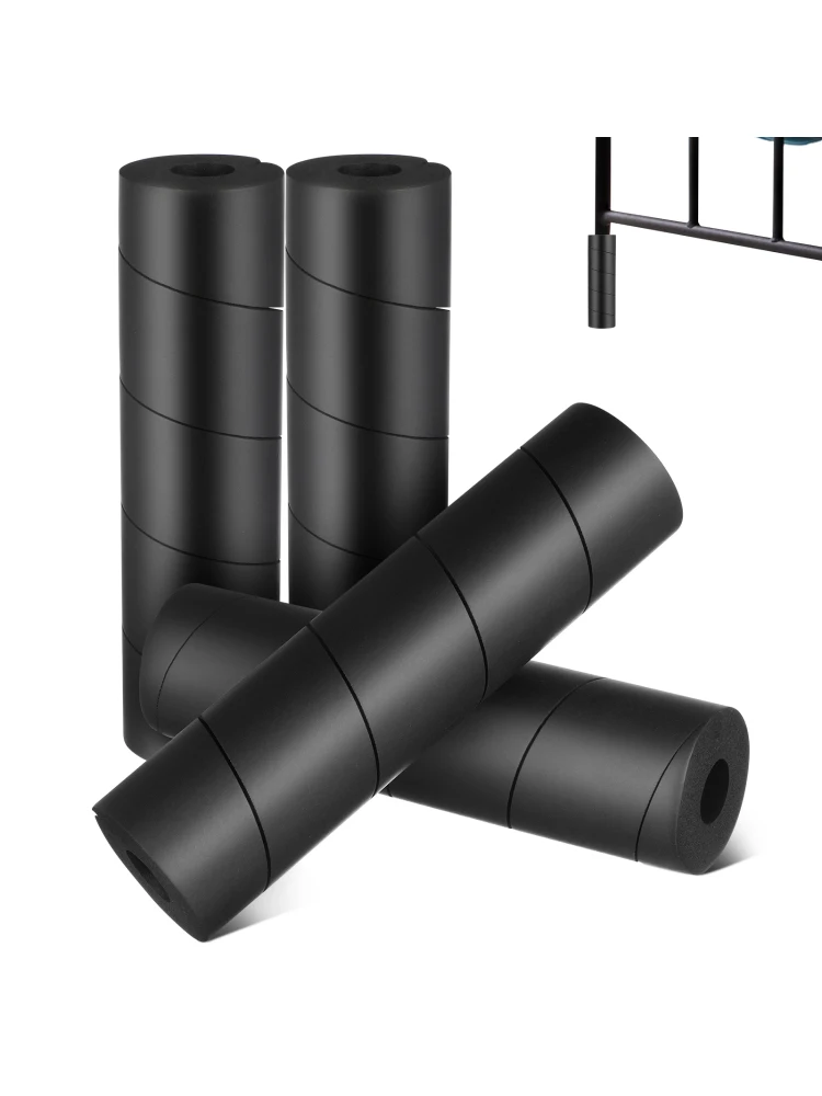 4 pcs Bed Leg Protectors Black Anti Stub Toe Guards niture Leg Attachment For Bed Frame Wraps Adjustable EPDM Rubber