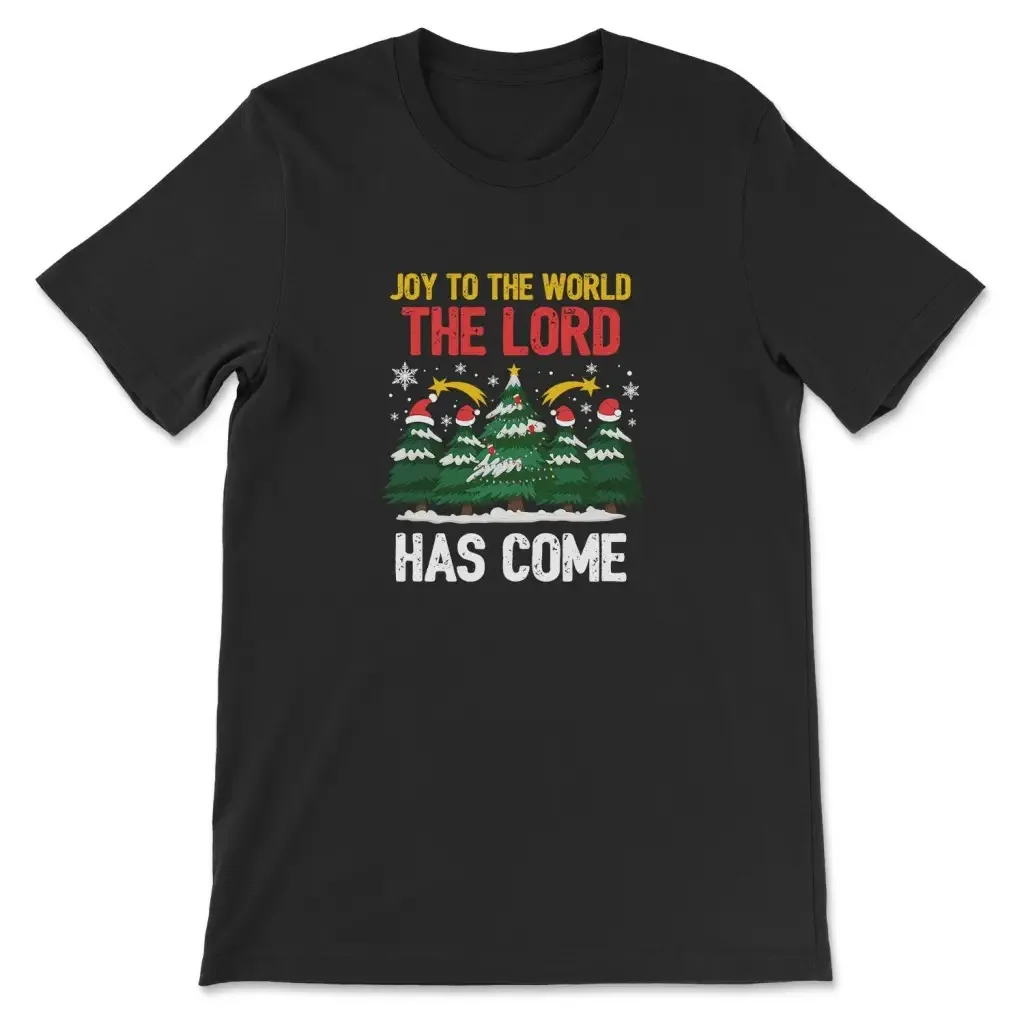 

Joy To The World The Lord Has Come Футболка мужская и женская хлопковая футболка с короткими рукавами Y2k Рубашка оверсайз Топы Летняя мужская одежда
