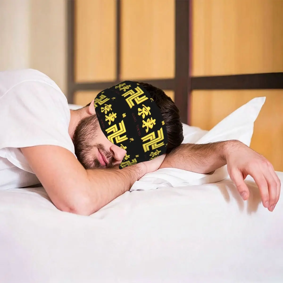 Anime Tokyo Swastika Character sleep mask Light Blocking Portable Eye Cover for Girls Boys Travel Party Gift Eyeshade eyepatch view 6