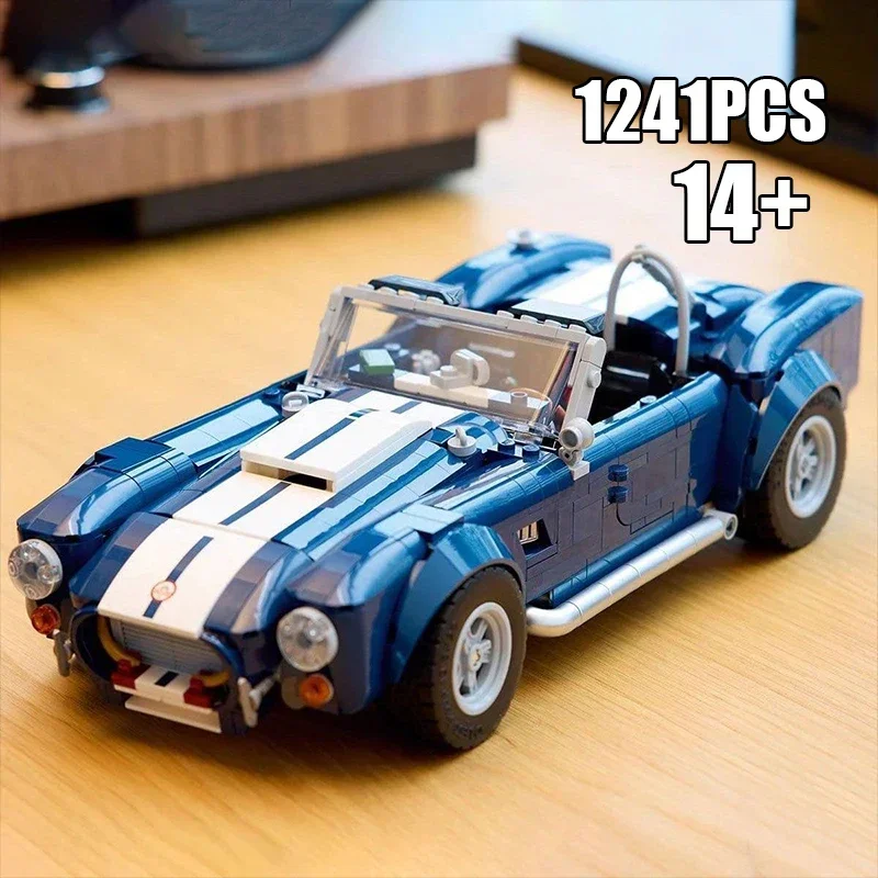 

2025 Новые 1241 шт. COBRA Technic Car Building Blocks (совместимые 10357) - комплект моделей суперкара своими руками, коллекционные игрушки-дисплеи для Bo