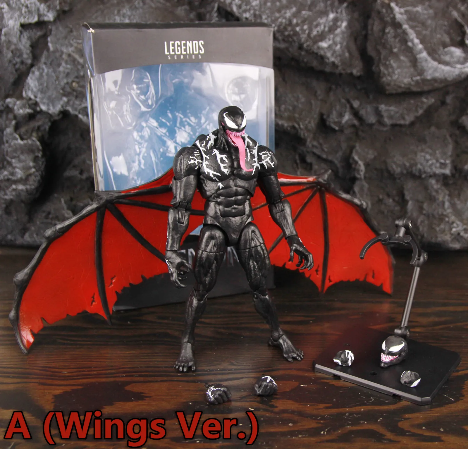MARVEL VENOM KING IN BLACK ヴェノム　フィギュア　6個 Amazon.co.jp: マーベル レジェンドシリーズ ヴェノム マルチパック 6