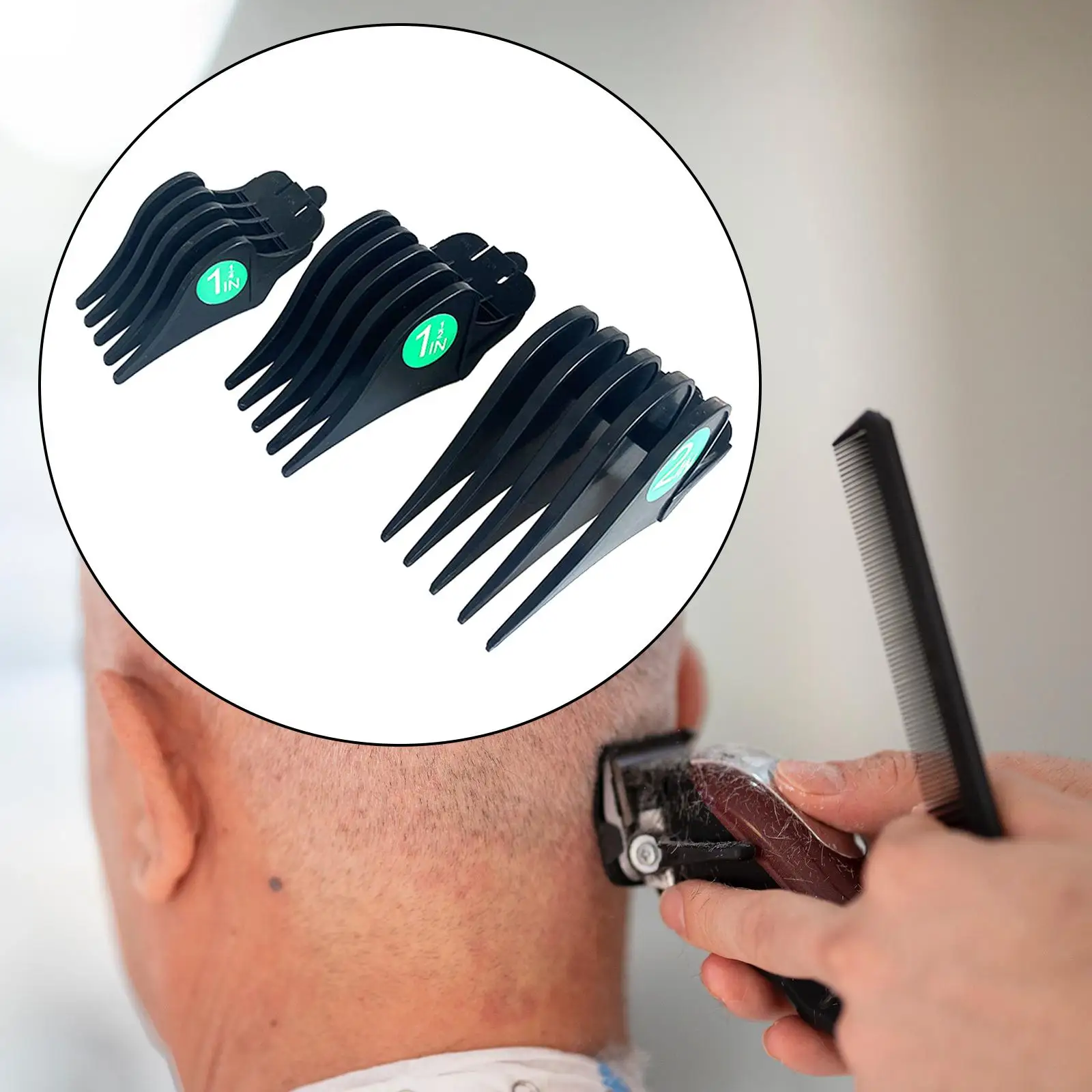 

3Pcs/Set Professional Hair Clipper Combs Hair Trimmers Attachment