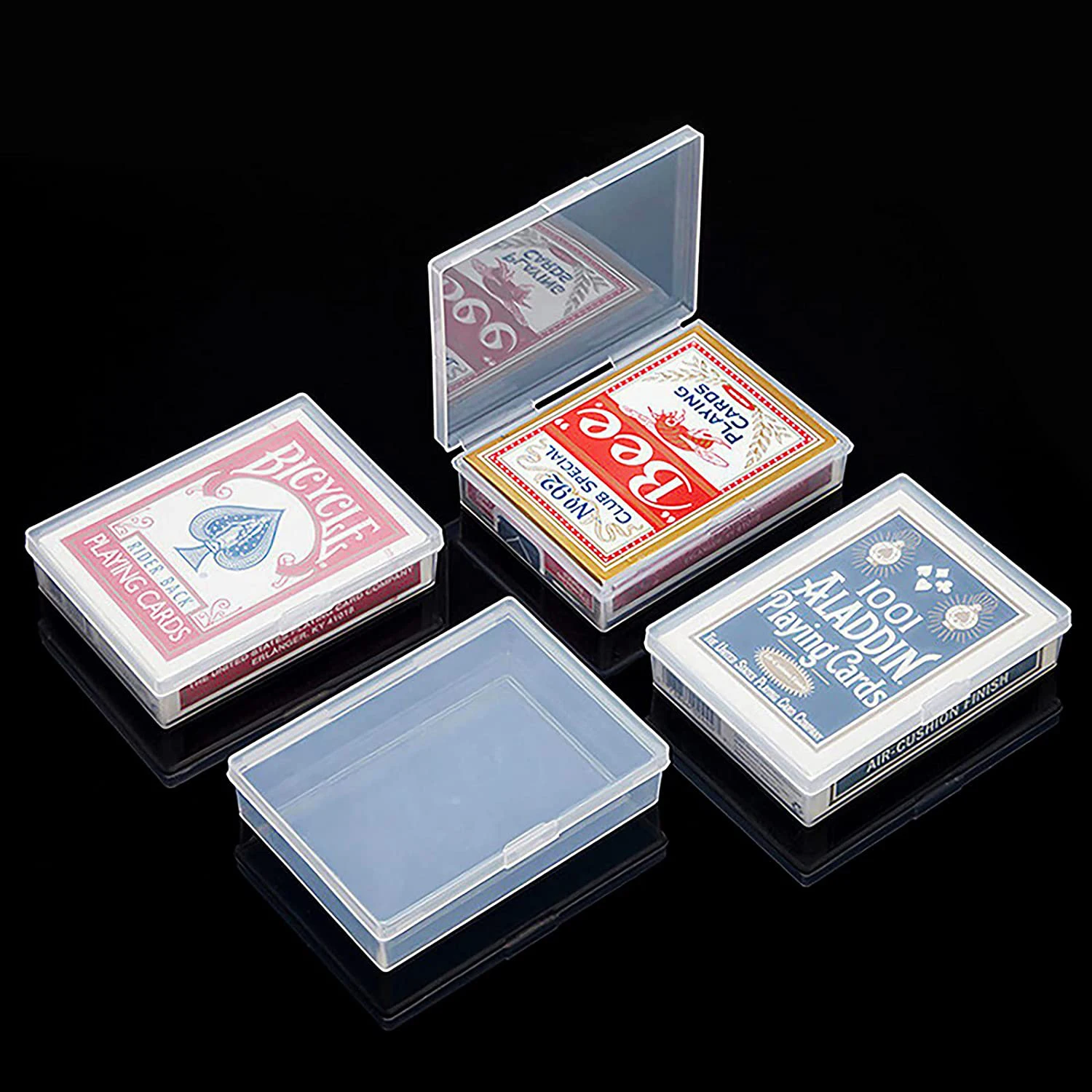 Set of 1 Empty Plastic Playing Card Storage Boxes