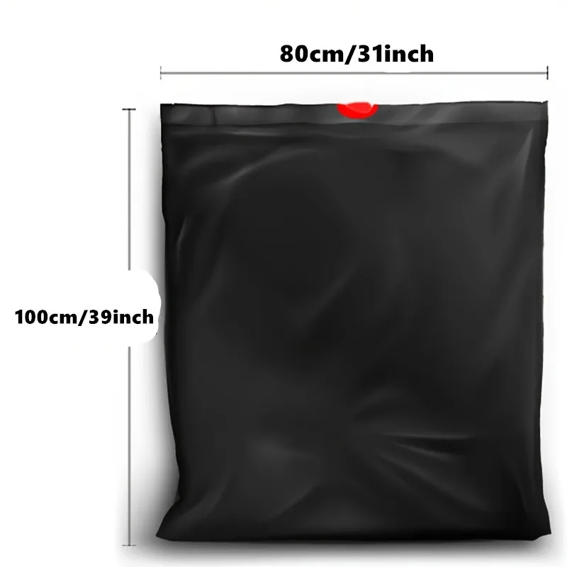 20cs 23 Gallon holding rope string up Large trash bags Kitchen big garbage bags Plastic refuse sack（31x39inch)