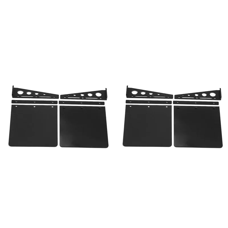 【ABUP】2 Pair Mud Flaps Fender Decoration For Tamiya 1/14 RC Truck Tractor Trailer Car Tipper SCANIA MAN DIY Upgrade Parts