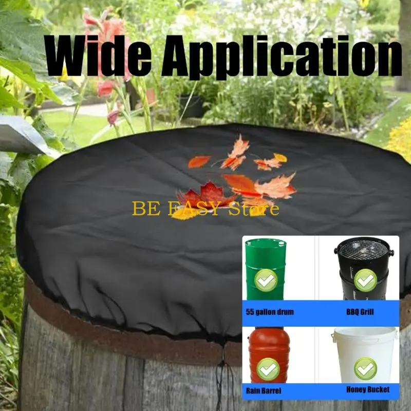 E28F Rain Container Net Cover For Patio Lawn And Garden Use hurdles Dust And arthropods While Allowing Water stream