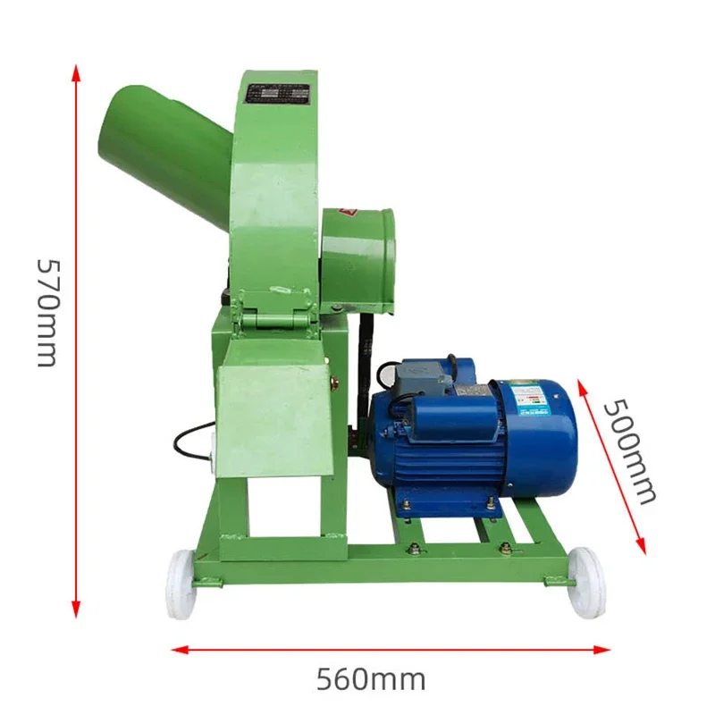 3000W Banana Cutting Machine Banana Tree Shredder Household Small Cattle and Sheep Breeding Gasoline Version Shredder