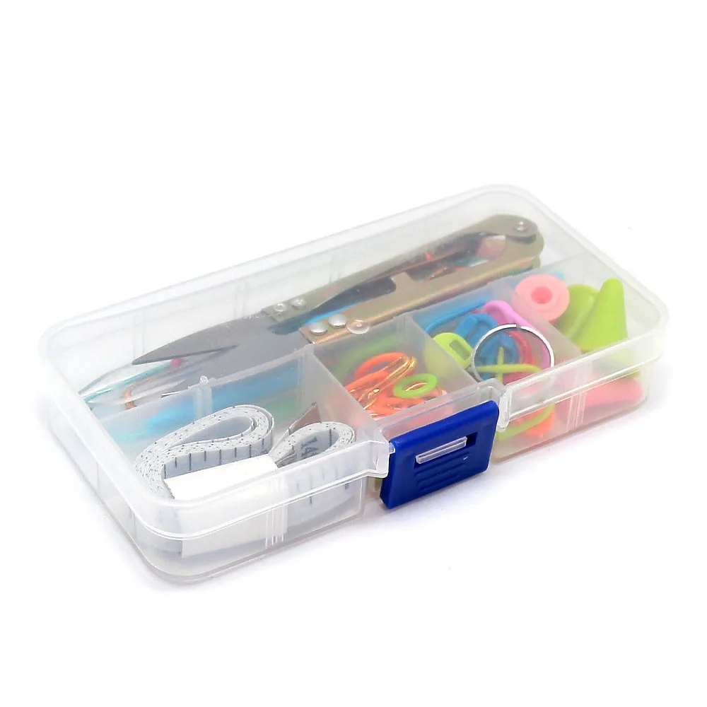 Household Knitting Tools Storage Set Kit Include Scissors Crochet Needle Soft Ruler For DIY Supplies Kids Stuff Knitting Kit