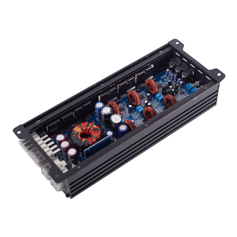 مضخم صوت للسيارة عالي الطاقة من الفئة A/B بـ 6 قنوات - بحد أقصى 11000 وات، تصميم أنيق، تبديد حرارة ثابت، مخرج طويل الأمد #5