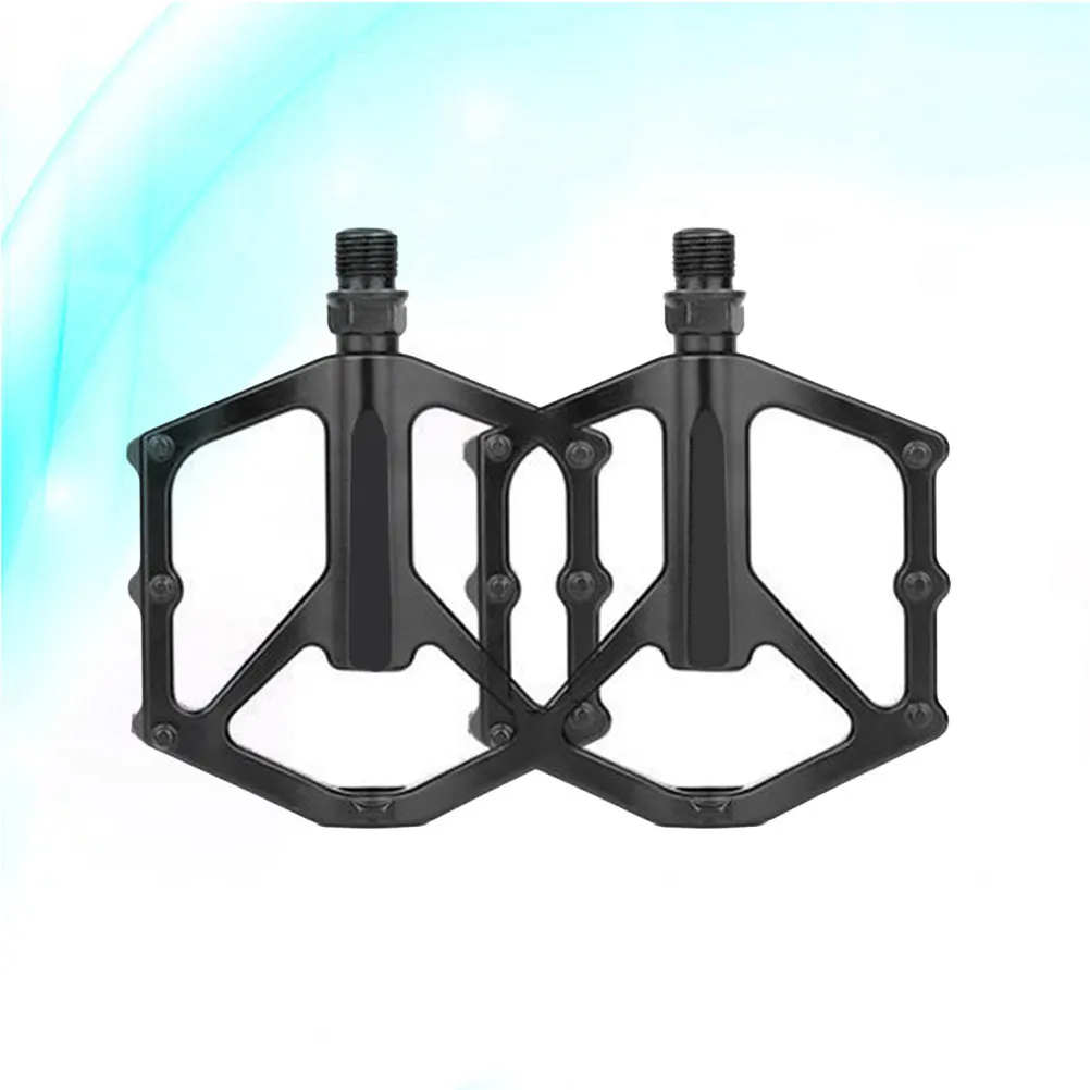 

1Pair Heavy-Duty Aluminum Alloy Mountain Bike Pedals Non-Slip Grip Surface Comfortable Ride Safety Cycling Pedal Vehicle Pedal