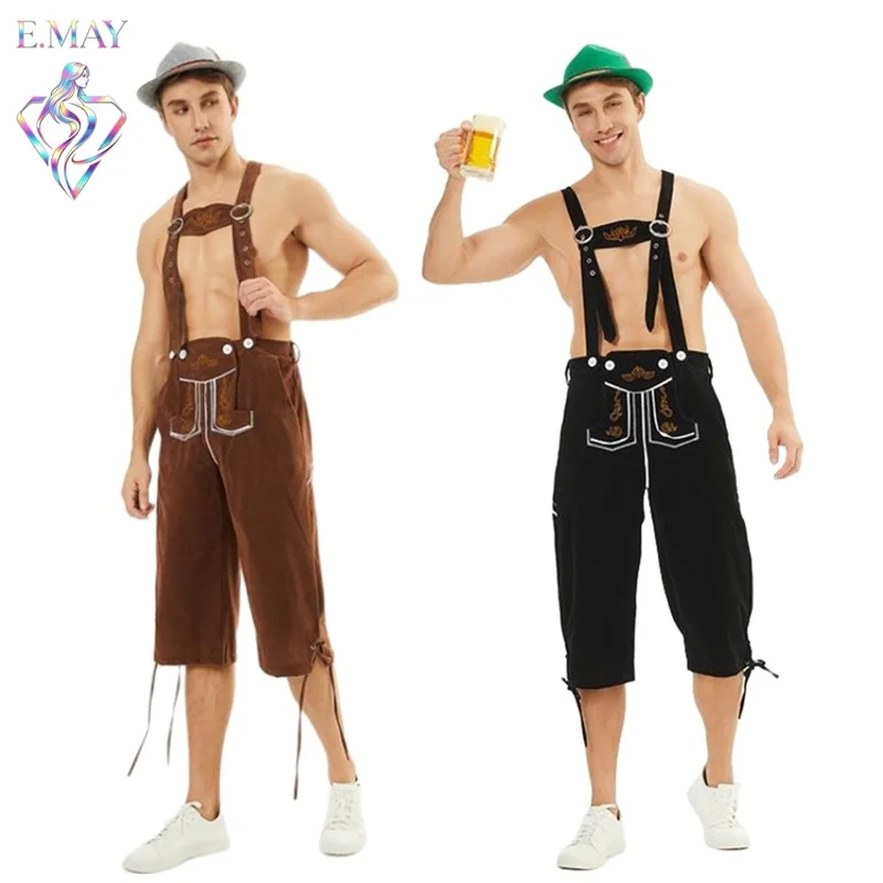 

Adult Halloween Beer Festival Costume Men's Cossack Pants Role-playing Outfit Party Wear Traditional Ukrainian Ethnic Style