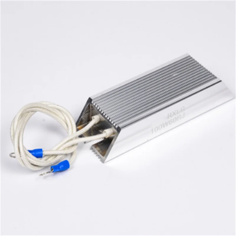 

1pc Braking Resistor Aluminum Frequency Converter Shell Resistor Resistance 100/150/200/300/400/500/600/800/1000/1500/2000W