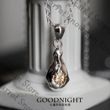 崩壊：スターレイル-同僚-ファイノン・アンビタス・タイタン・ケファラ・スパーク-銀メッキ銅ペンダントネックレス-精巧なコレクション