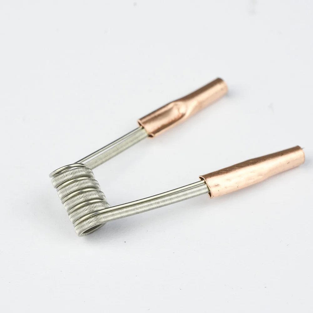 2Type 10pcs Pro Coil Wire Premade Clapton Parallel 0.3ohm Interlock Clapton for RDA Rebuildable Heating