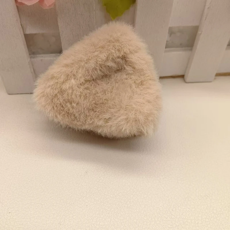  Elegant Winter Plush Cats Ear Hair Clips Hair Accessory For Various Hairstyles