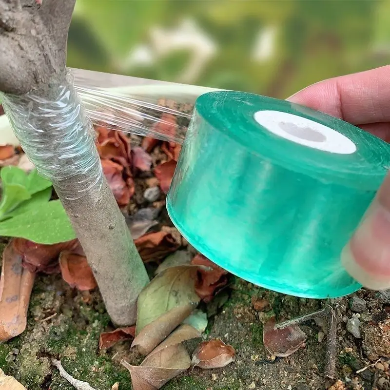 PVC Fruit Tree Grafting Film Packaging Stretch Film Self-Adhesive Ground Film Waterproof Seedling Grafting Binding Tape