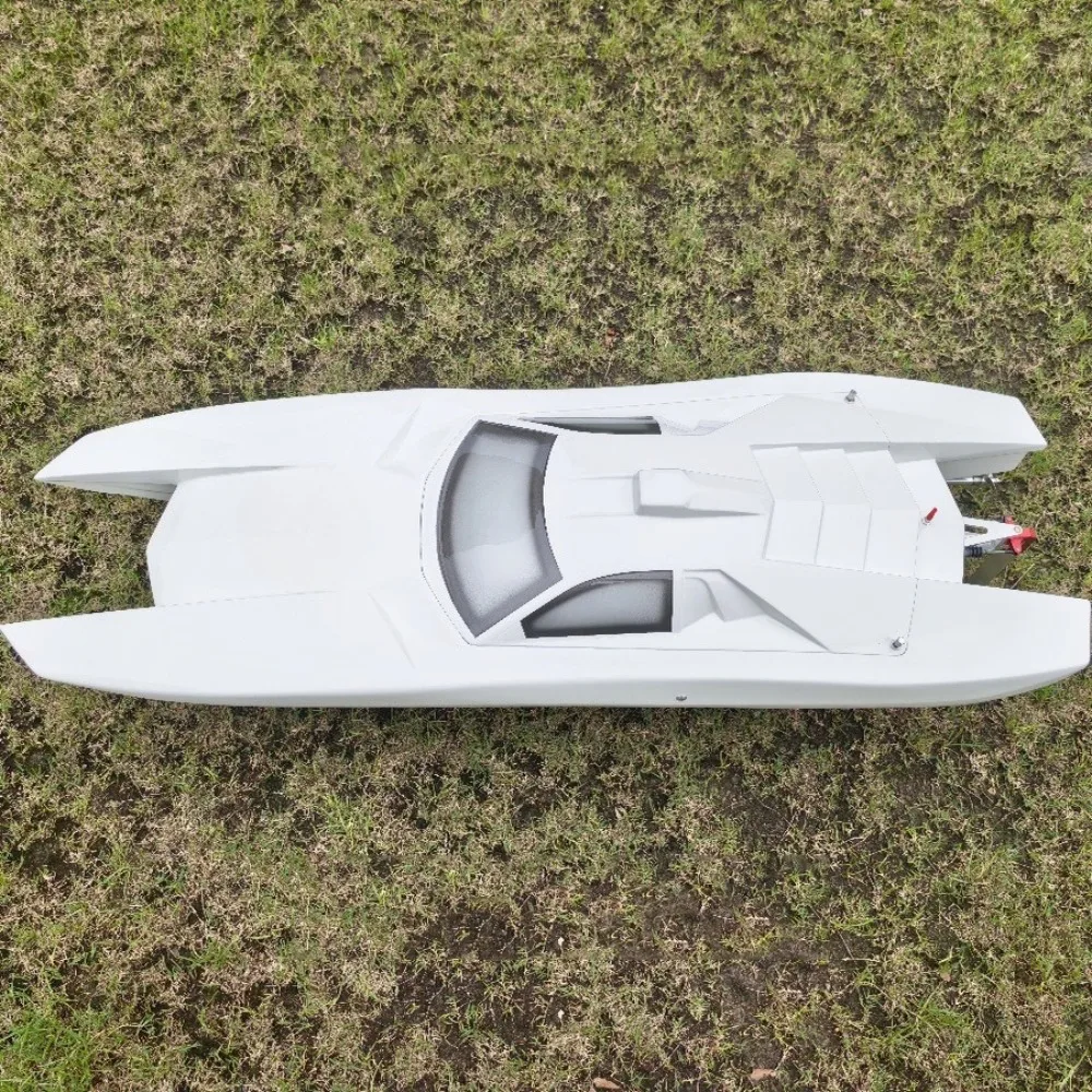 126.5 سنتيمتر RC قارب فرش السيارات E53 ريفينتون التحكم عن بعد Catamaran الألياف الزجاجية المواد RC السفن نموذج RTR السفينة لعبة الصبي هدية