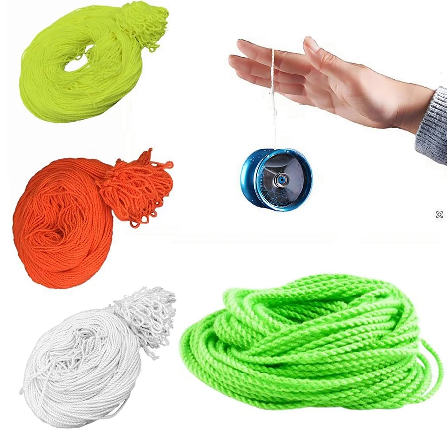 10 Uds cuerdas para YoYo cuerdas de mezcla de algodón y poliéster de repuesto colores surtidos accesorios de bola para YoYo de alta calidad para JXB