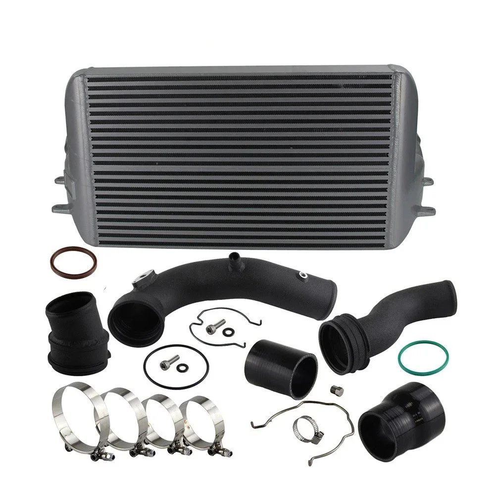 Front Mount Intercooler Intercooler Kit + Charge Boost Pipe for BMW X5 F15 E70 X6 F16 E71 35i 40e FMIC Intercooler Kit