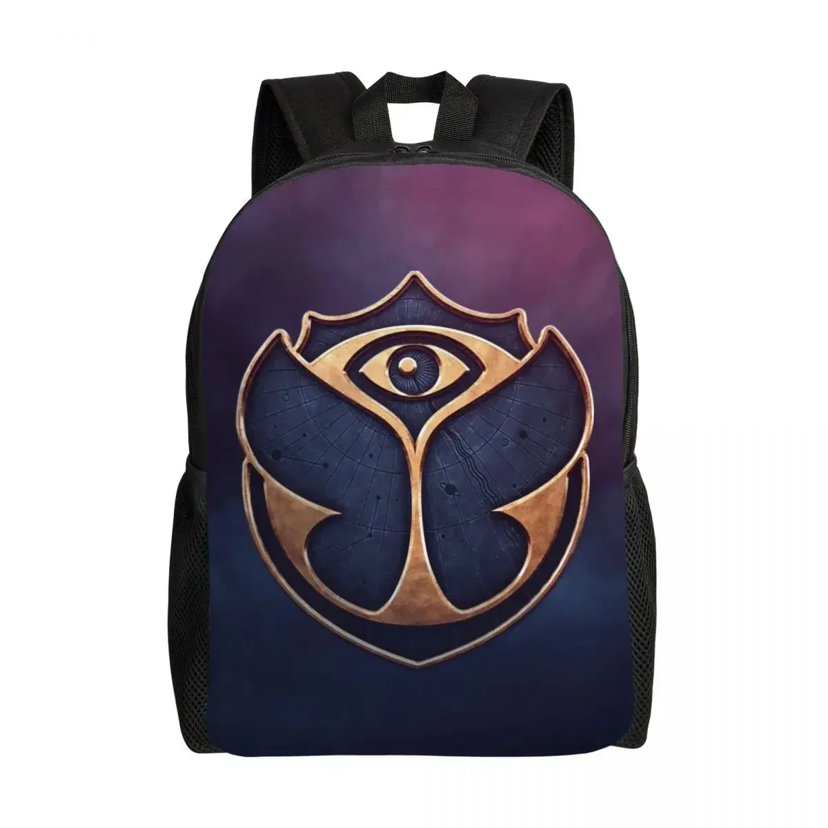 

Custom Tomorrowland Logo Backpacks for Girls Boys Music Festival College School Travel Bag Women Men Bookbag Fits 15 Inch Laptop