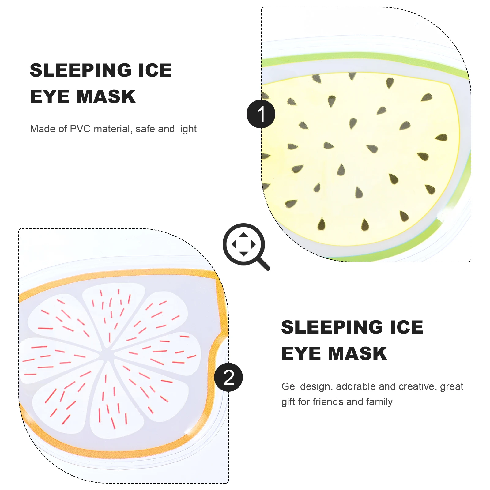 

4 Pcs Hot and Cold Eye Mask Cooling Blindfold Sleeping Patch Compress Nap to Cartoon