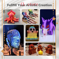 High-Gloss Silver Silk PLA Filament 1.75mm 1KG: Ideal for Silk-Finish Prints on Bambu Lab, Creality, Anycubic 3D Printers