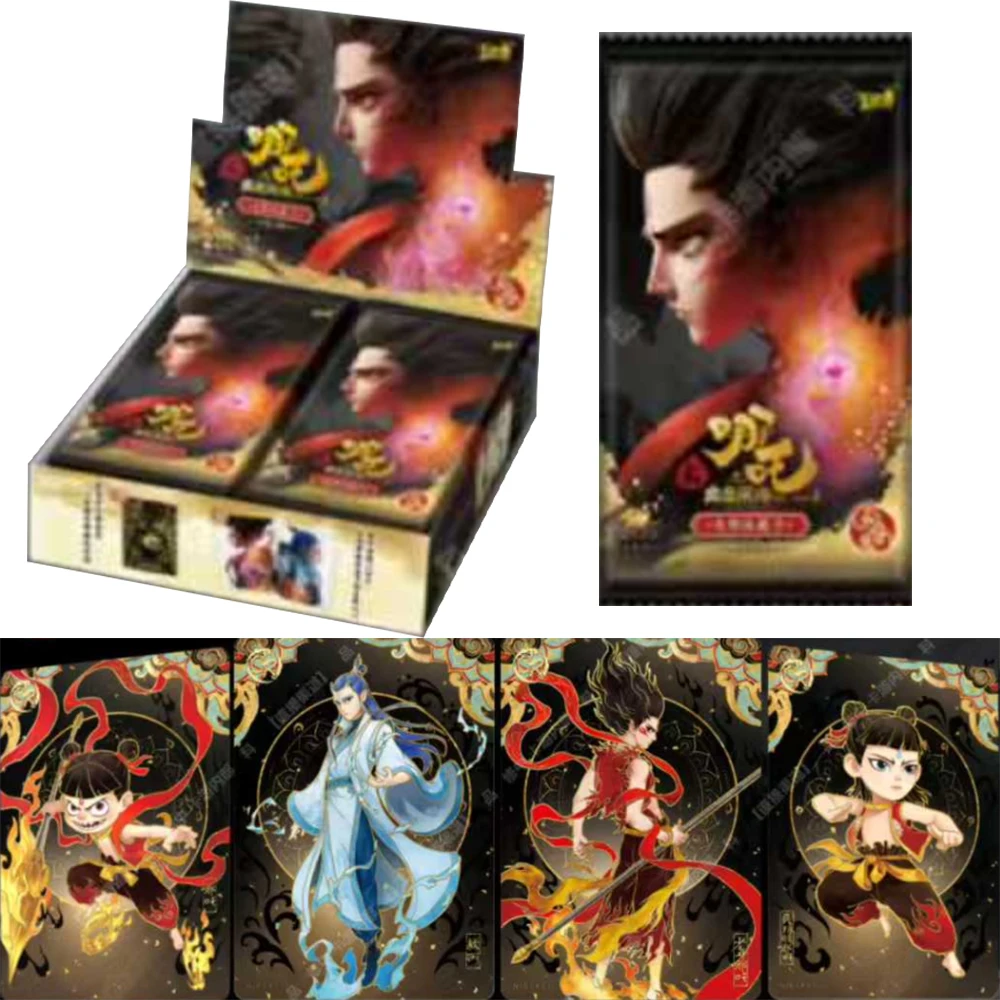 

KAYOU оригинальные карты Nezha Light and Shadow Mark Spirit Flame Bag редкие CR карты фильм аниме коллекционные карты игрушка в подарок