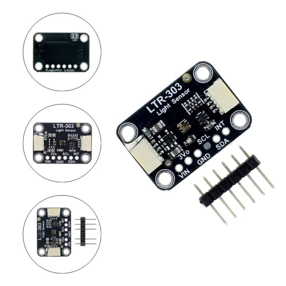 

LTR 303 Ambient For light Sensor Module for Real Time For light Detection in IoT Projects and Environmental Monitoring Systems
