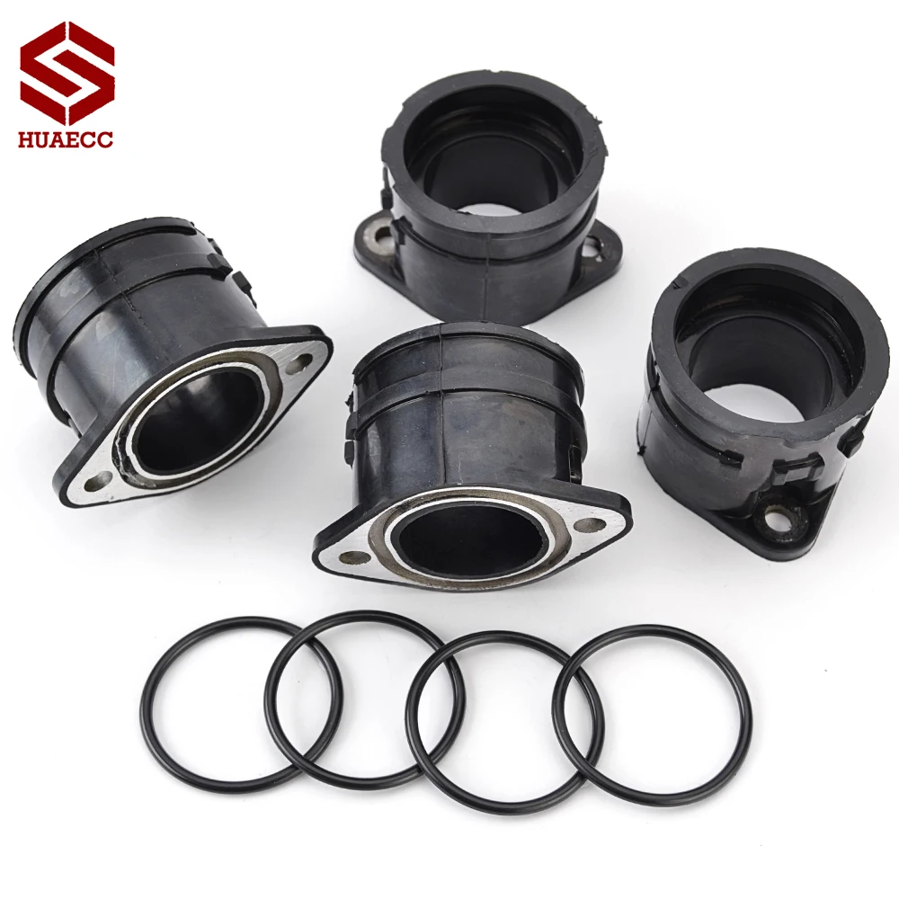 16065-1297 Motorcycle Carb Holder Intake Manifold Boots for Kawasaki ZR400 ZRX-II 95-01/03-08 ZRX400 ZR400 94-96/98-01/03-08