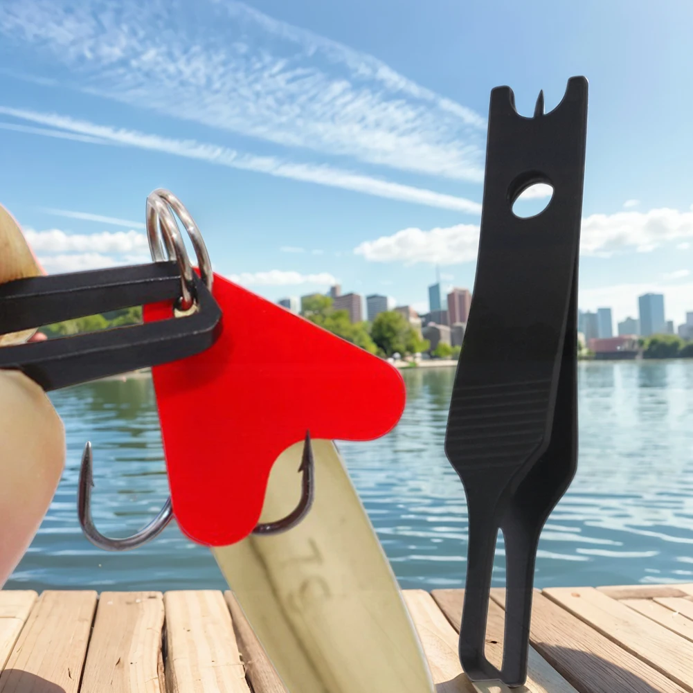 Angelschnur Pinzette Cutter Schnell Split Ringe Opener Multifunktionale Haken Auge Reiniger Lockt Ringe Opener Angeln Zubehör