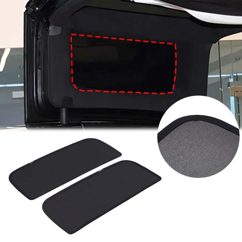 Foldable Sun Shade Mesh Falcon Wing Door Sunroof Mesh Cover Roof Anti-UV Sun Visors Car Accessories For Tesla Model X 2015-2025