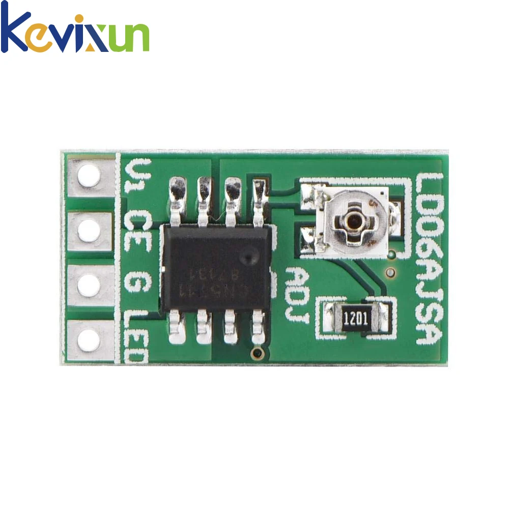 10pcs 30-1500MA Adjustable Constant Current LED Driver DC 3.3V 3.7V 4.2V 5V PWM Control Board Buck Power module